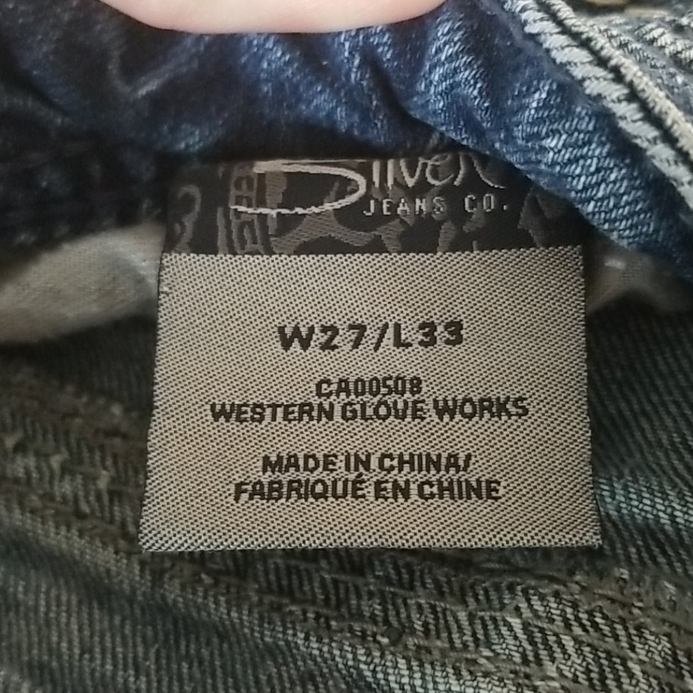 Women's Silver Jean's size 27x 33 - Picture 3 of 5